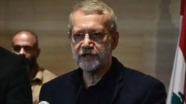 Mensaje escrito a mano de Ali Lariyani publicado en redes sociales